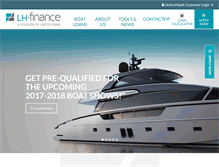 Tablet Screenshot of lh-finance.com